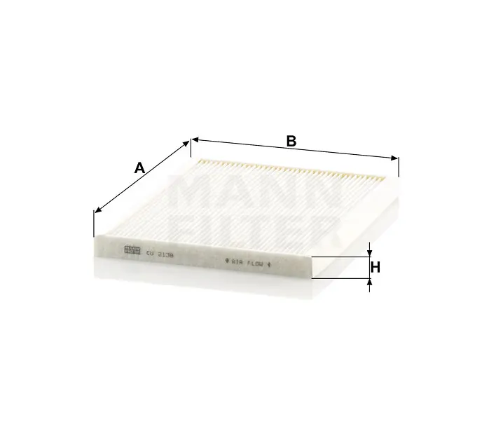 CU 2138 cabin air filter element