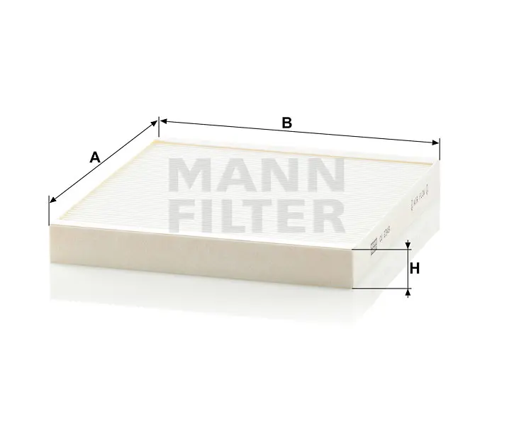 CU 2349 cabin air filter element