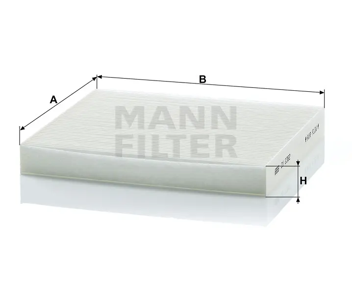 CU 2362 cabin air filter element