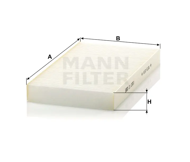 CU 2951 cabin air filter element
