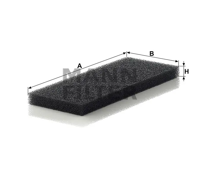 CU 3001 cabin air filter element