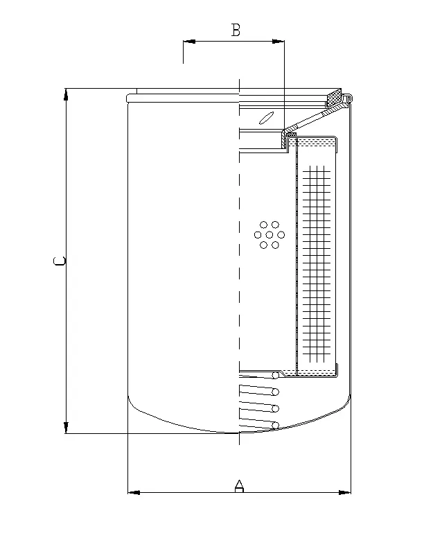 A142G10 oil filter (spin-on)
