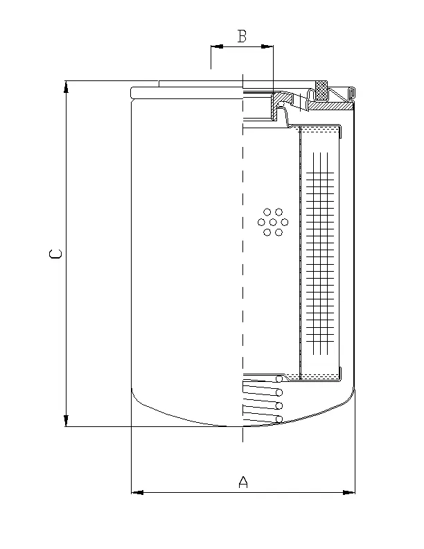 A111G06 oil filter (spin-on)