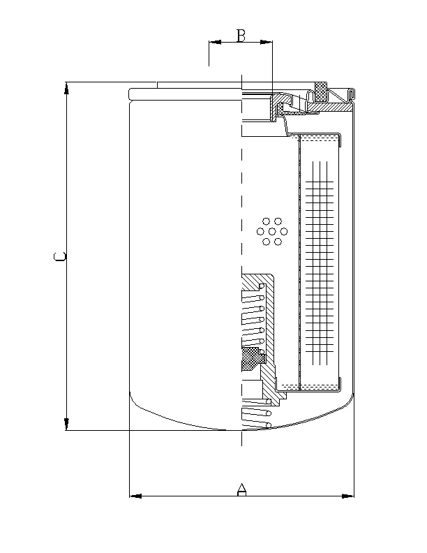 A210G10BM oil filter (spin-on)