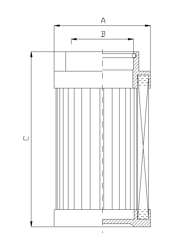 C341G06 hydraulic filter element (coreless)