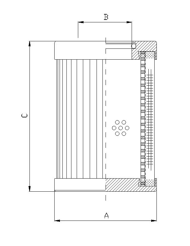D1104G10BV Filter element for pressure filter