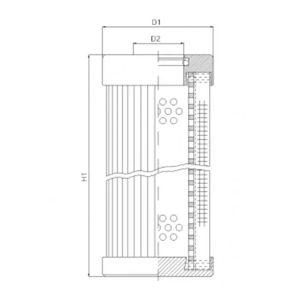 D153T25B hydraulic filter element