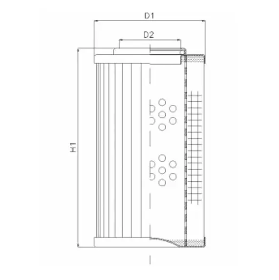 D110G10A hydraulic filter element