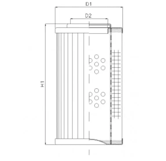 D123T60A hydraulic filter element