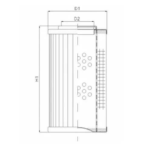 D125G15A hydraulic filter element