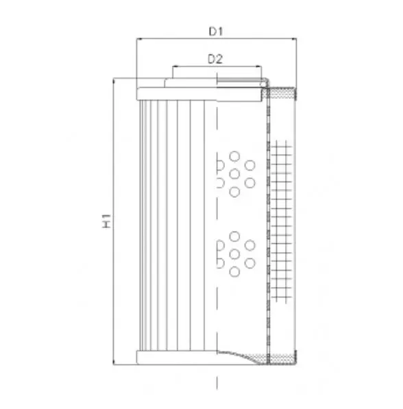 D130T125A hydraulic filter element