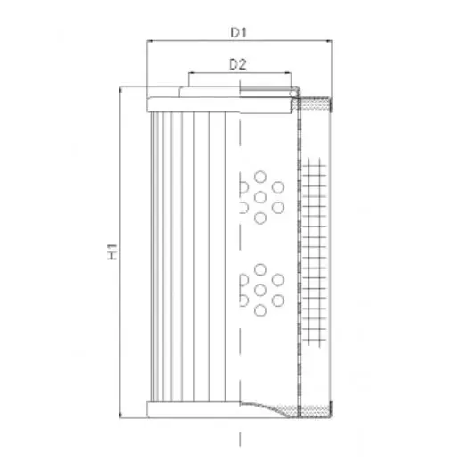 D612T60 hydraulic filter element