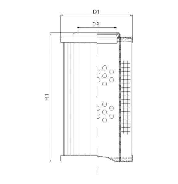 D614G40 hydraulic filter element