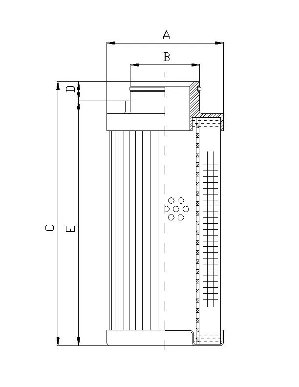 D791G03A hydraulic filter element