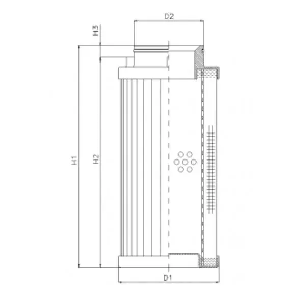 D730C10AV hydraulic filter element
