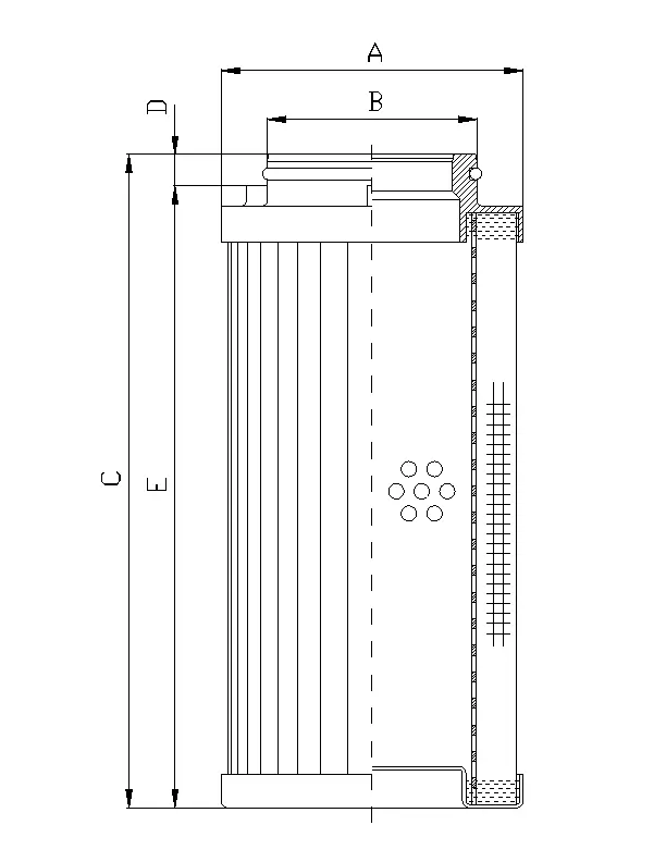 D732G10AV hydraulic filter element