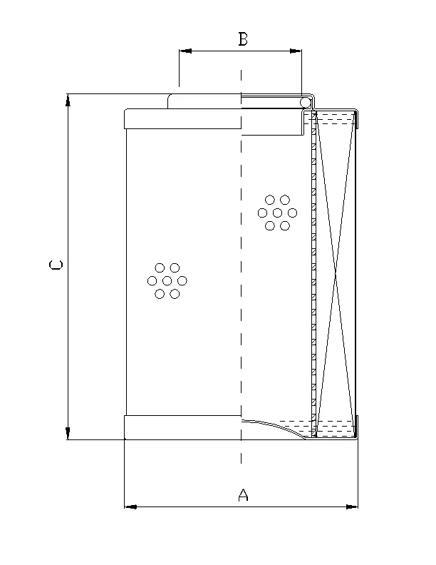D821C10RA hydraulic filter element