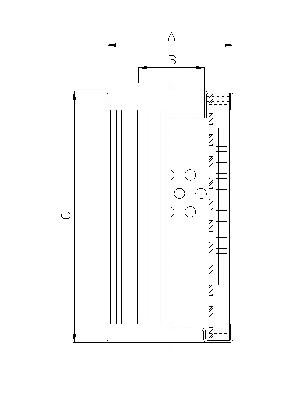DMD0008E20B hydraulic filter element