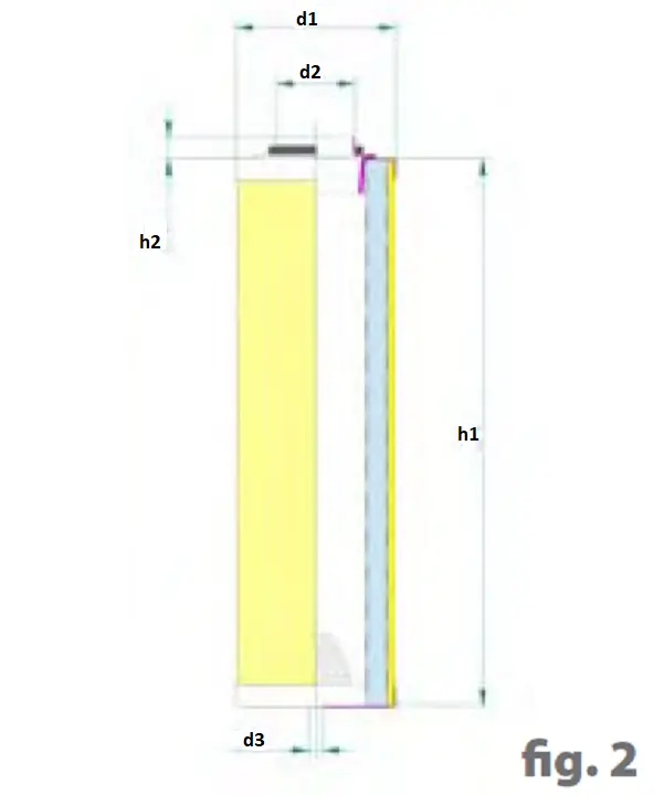 Produktfoto 1 von DA1060 air/oil separator element