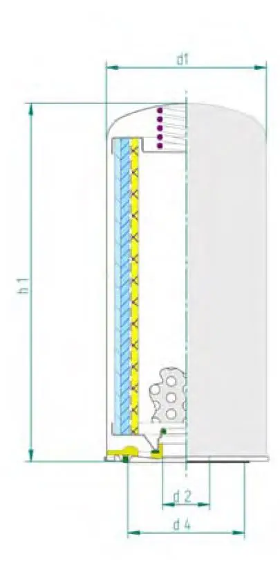 Produktfoto 1 von DF5026 air/oil separator spin-on