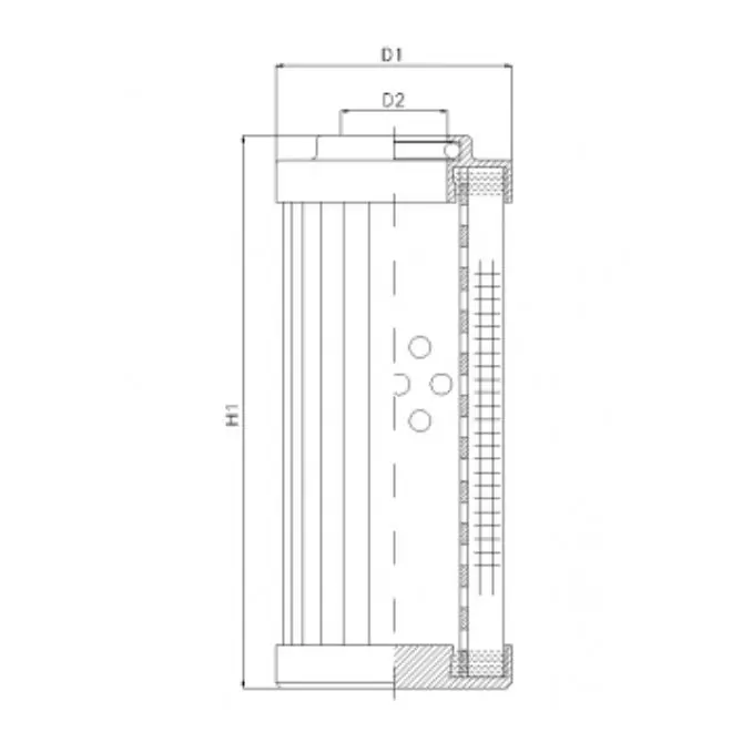 DHD160A05V hydraulic filter element