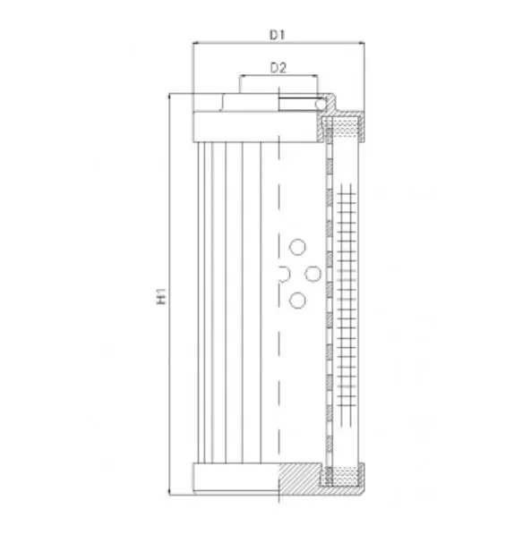 DHD160A20V hydraulic filter element