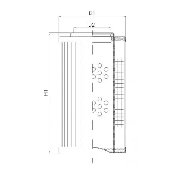 DVD2140B200B hydraulic filter element