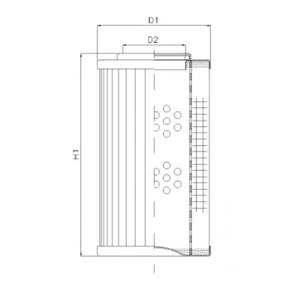 DVD210A10B hydraulic filter element