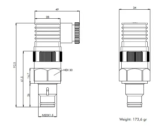 Produktfoto 1 von EY2 differential pressure switch 2,7 bar