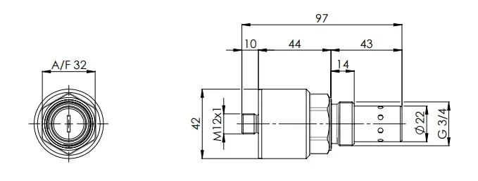 Produktfoto 1 von FMSS01S0 Humidity and temperature sensor
