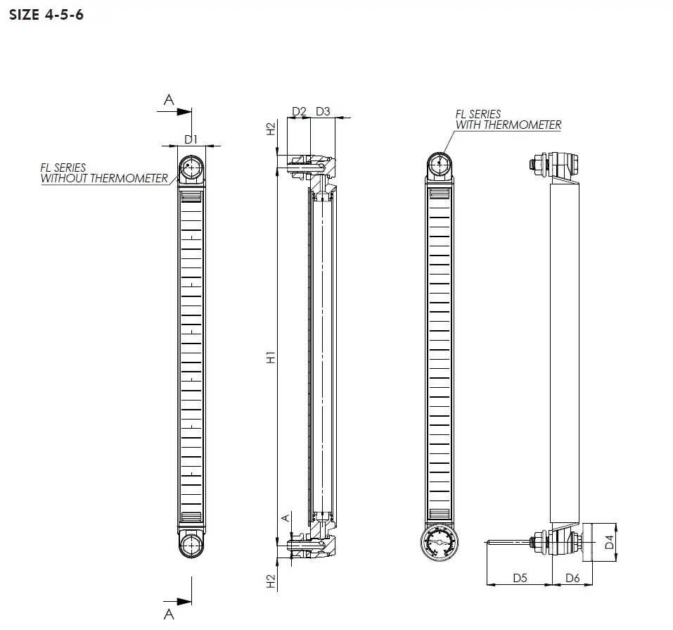 Produktfoto 1 von FL50M12 Oil level indicator