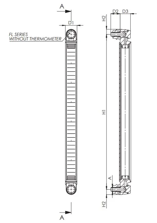 Produktfoto 1 von FL60M12 oil level indicator