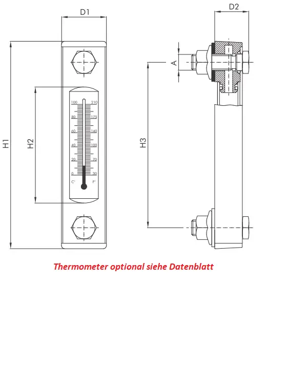 Produktfoto 1 von FL20M12 fluid level gauge