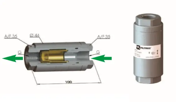 FLC1S25BB3 hydraulic filter in-line