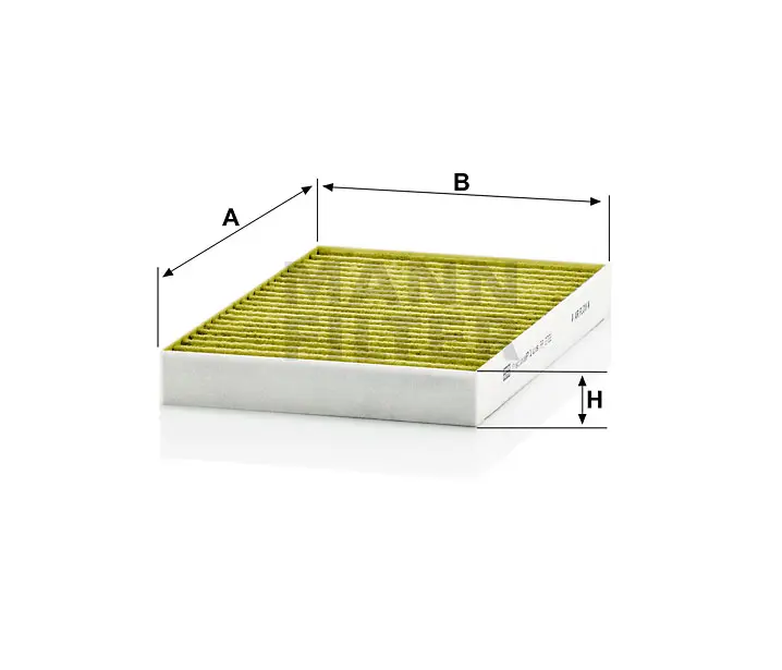 FP 2722-2 cabin air filter element (FreciousPlus)
