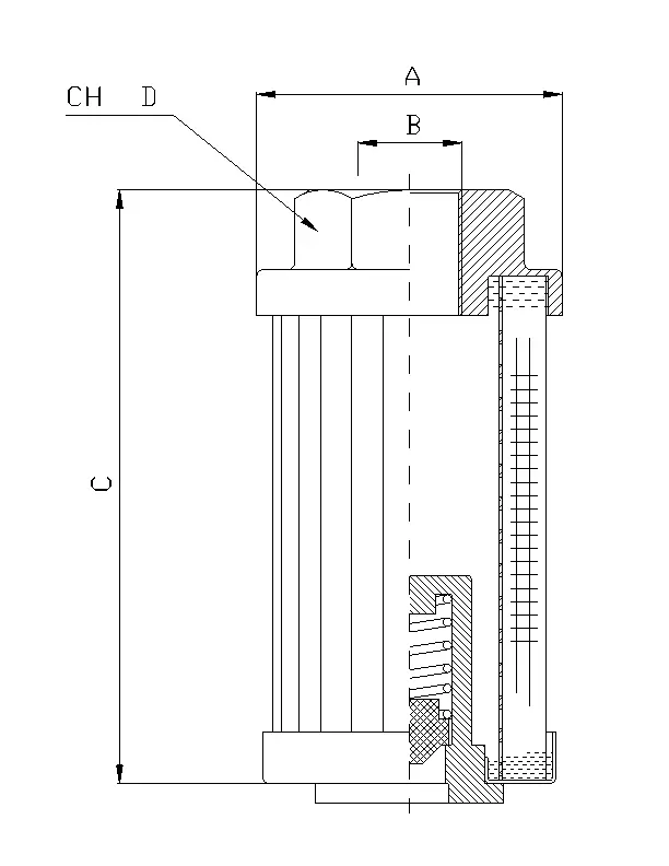 Produktfoto 1 von FS130B6T125B Suction strainer