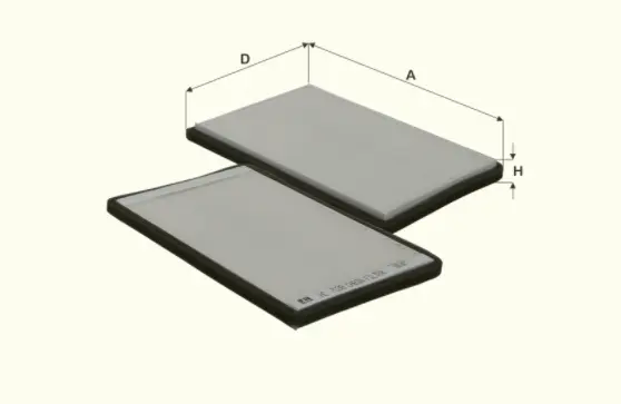 HC7038 cabin air filter element