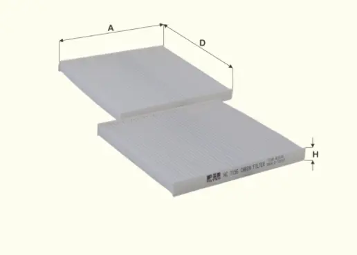 HC7156 cabin air filter element