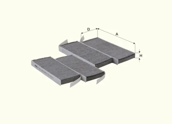 HCK7223-2 cabin air filter element