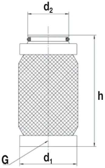 LD 5003 air filter element (general-filtration)