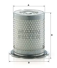 LE 24 002 x air/oil separator element (incl. gasket)