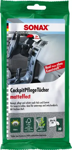 Produktfoto 1 von SONAX Cockpit Care Cloths Matteffect