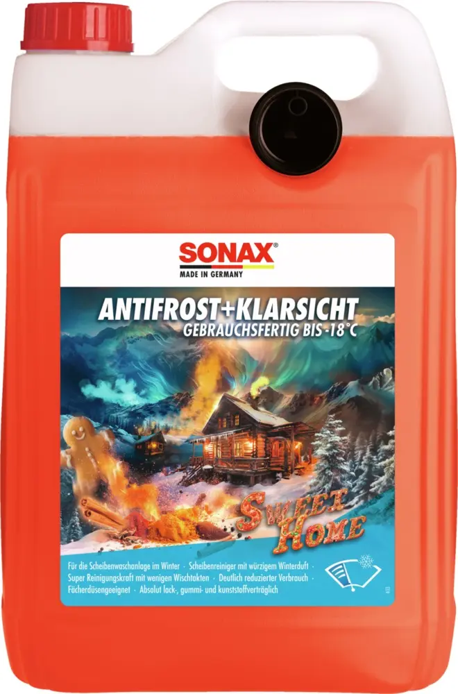 Produktfoto 1 von SONAX Anti-Frost + Clear View down to -18 °C Sweet Home - 5 liters
