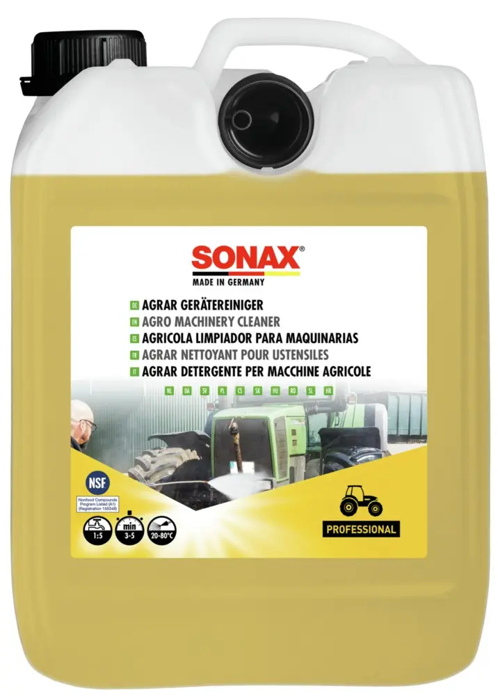 Produktfoto 1 von SONAX AGRAR Equipment Cleaner - 5 liters
