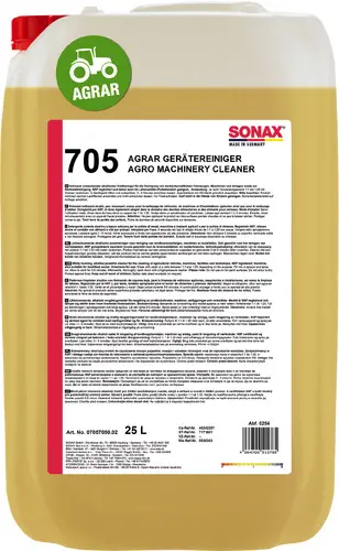 Produktfoto 1 von SONAX AGRAR Equipment Cleaner - 25 liters