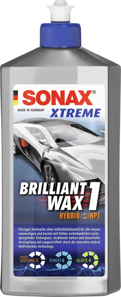 Produktfoto 1 von SONAX BrilliantWax 1 XTREME - 500 ml