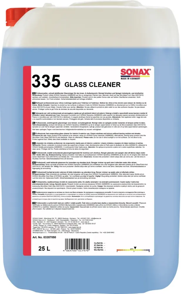 Produktfoto 1 von SONAX GlassCleaner - 25 L