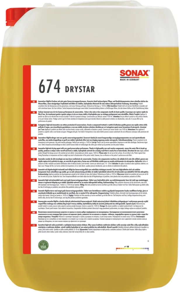 Produktfoto 1 von SONAX DryStar - 25 liters