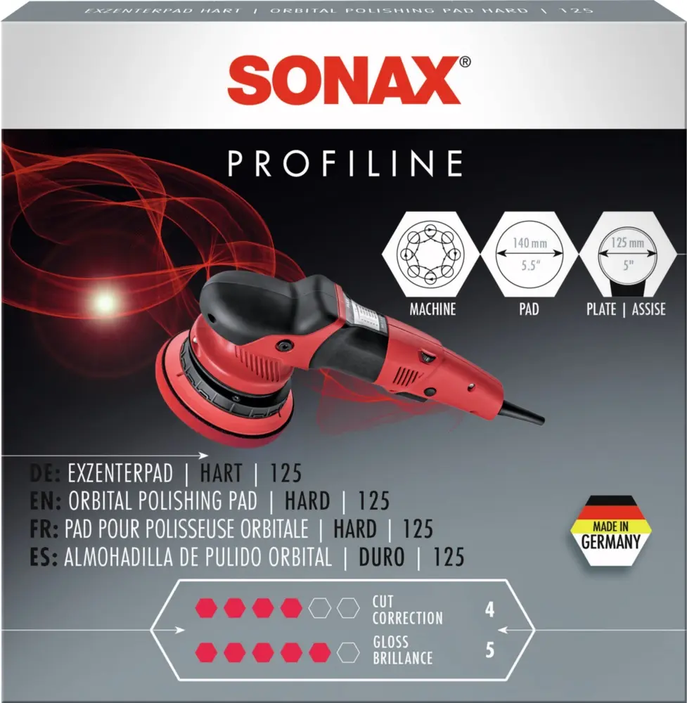 Produktfoto 1 von SONAX Hard Centrifugal Pad 125
