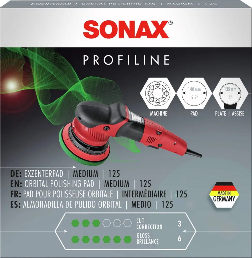 Produktfoto 1 von SONAX Medium Centrifugal Pad 125